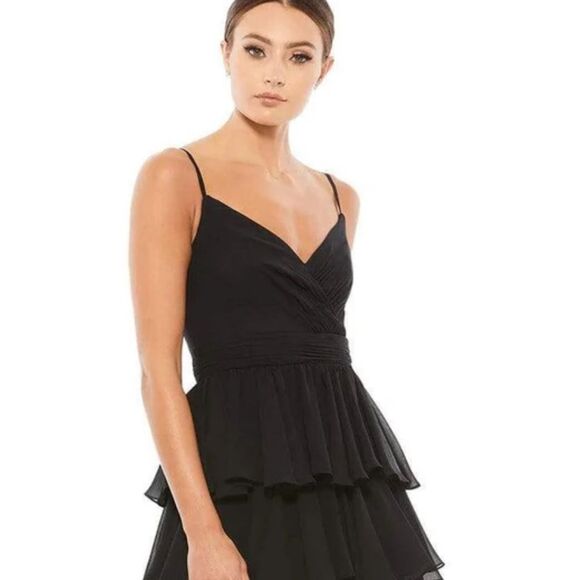 Mac Duggal #55416 Tiered A-Line Gown Size 4 NWT - Picture 2 of 5